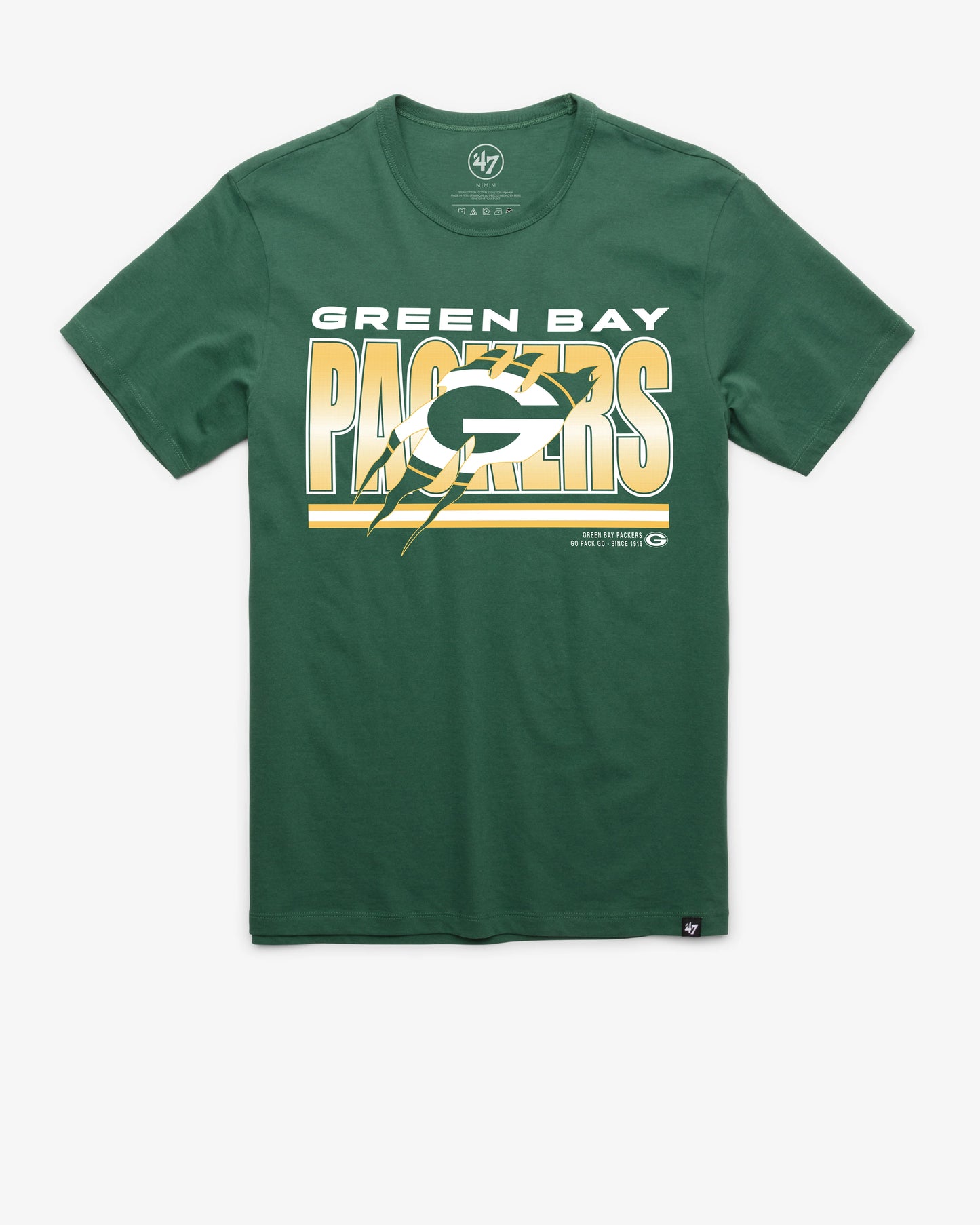 GREEN BAY PACKERS TEAM THUNDER RIP '47 FRANKLIN TEE
