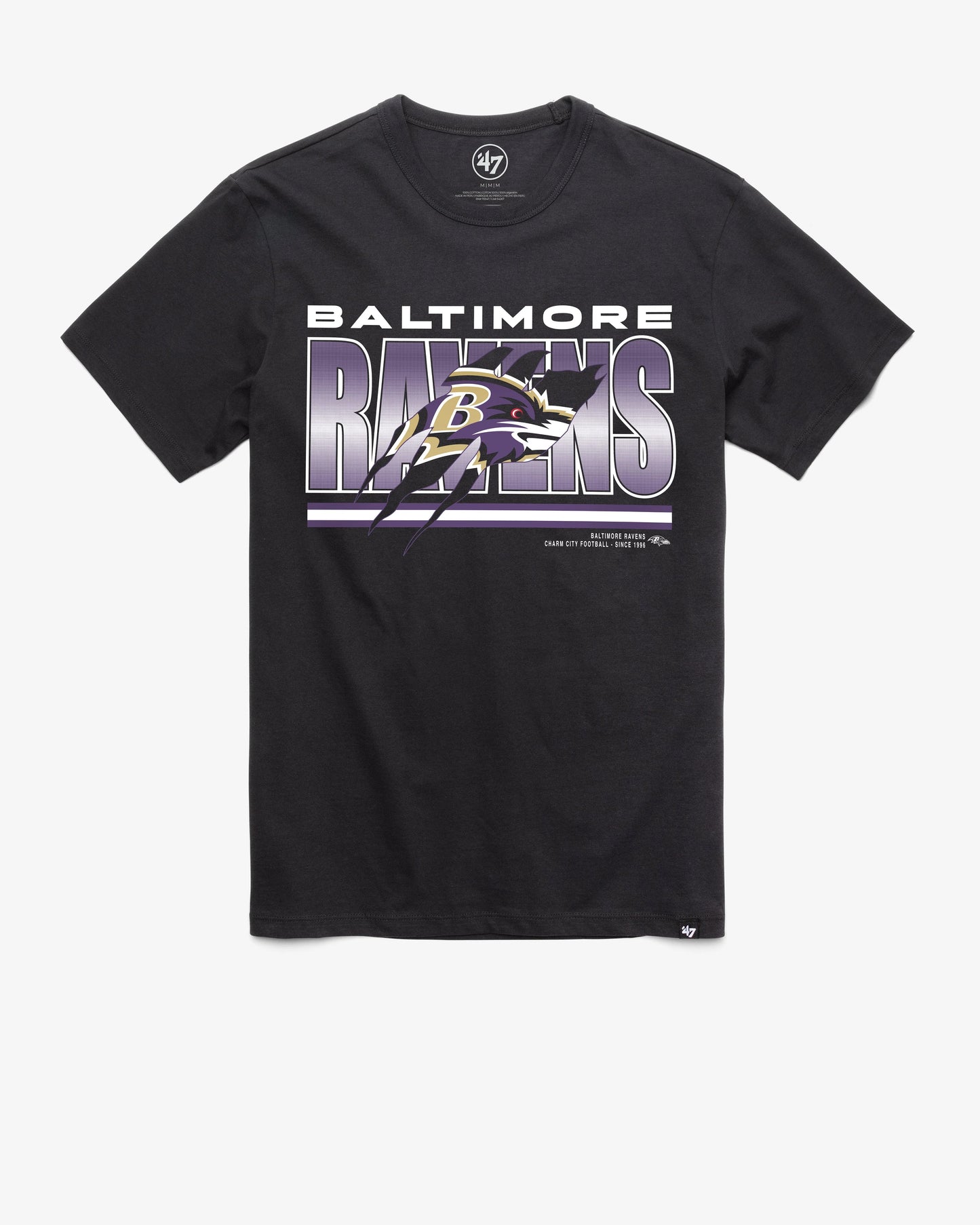 BALTIMORE RAVENS TEAM THUNDER RIP '47 FRANKLIN TEE
