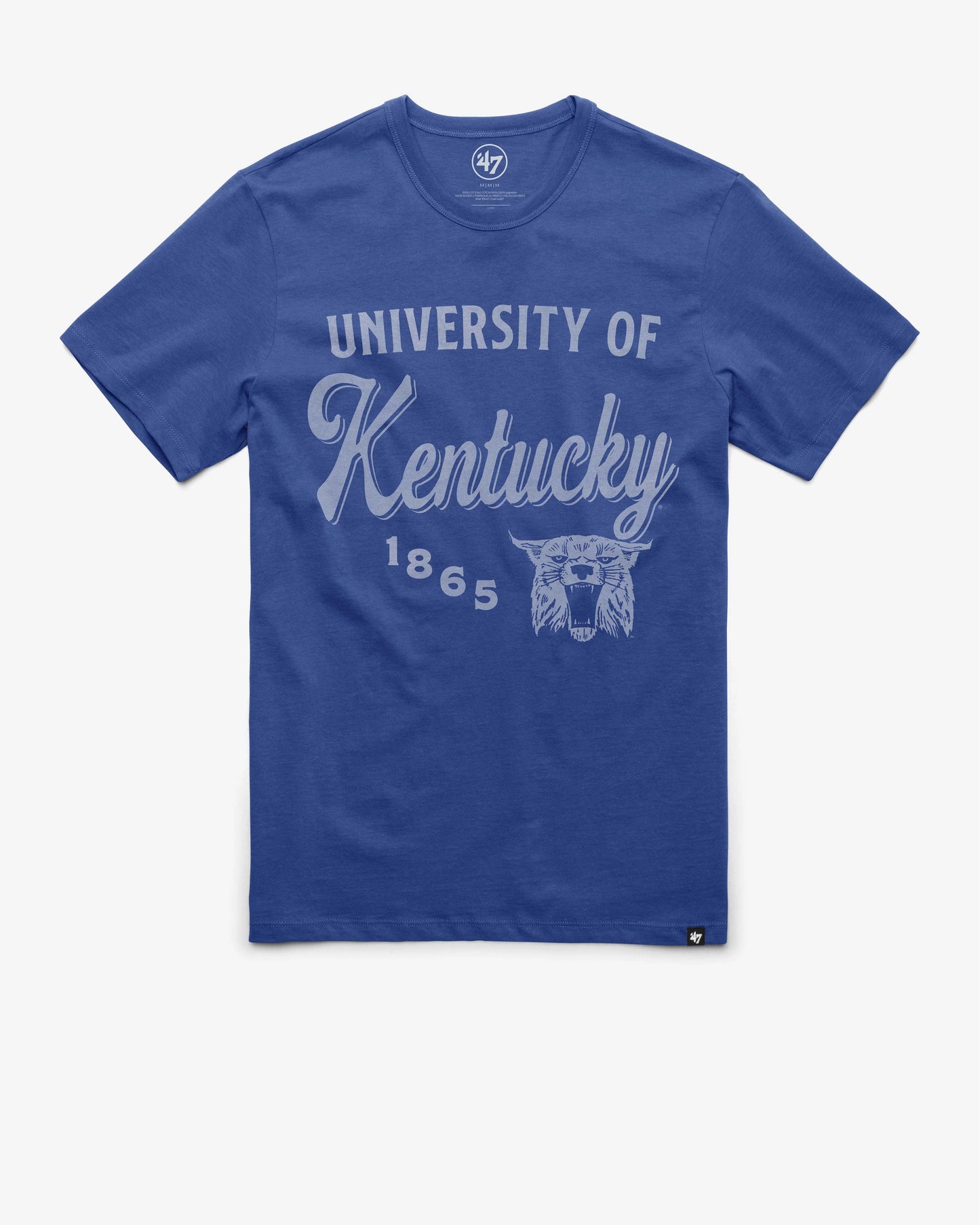 KENTUCKY WILDCATS VINTAGE DIAG SCRIPT '47 FRANKLIN TEE