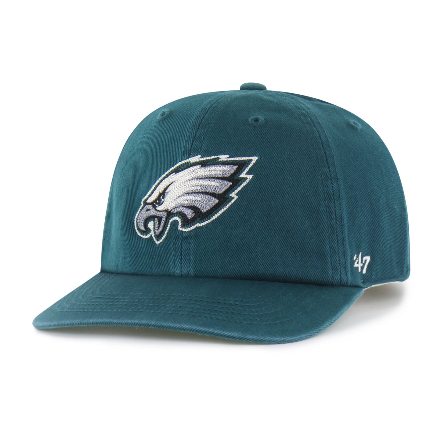 PHILADELPHIA EAGLES CHAIN SIDE STITCH '47 CLEAN UP FLAT BRIM