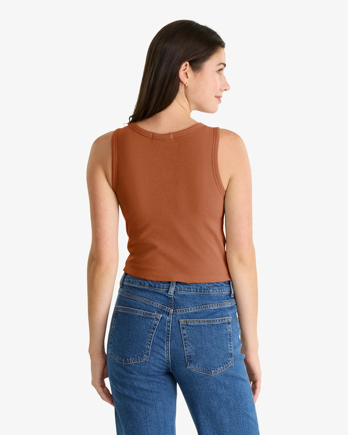TEXAS LONGHORNS STRAIGHT CUT '47 BABY RIB TANK WOMENS