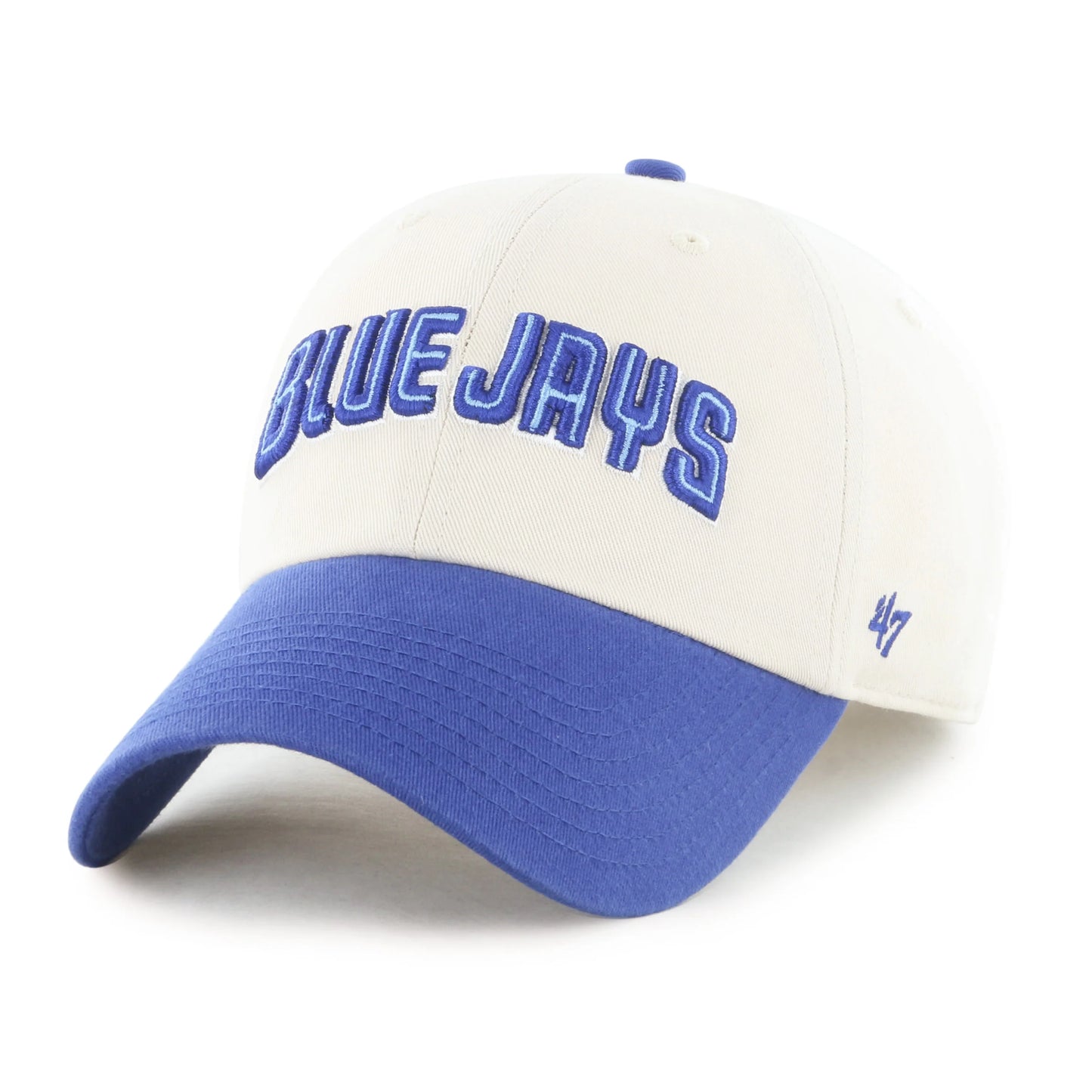 TORONTO BLUE JAYS COOPERSTOWN BALLPARK SCRIPT SHOT '47 CLEAN UP