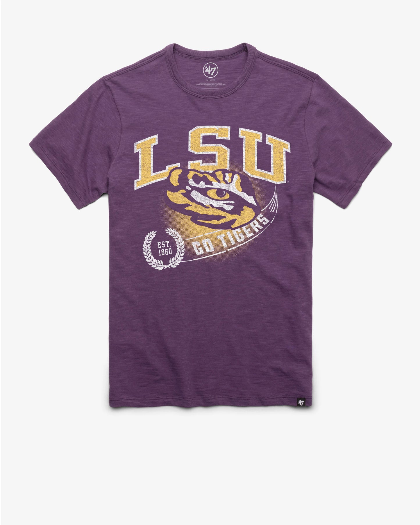 LOUISIANA STATE TIGERS LSU STREAK '47 SCRUM TEE