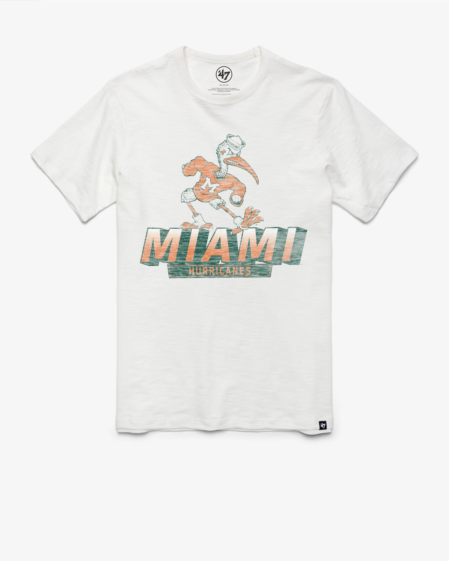 MIAMI HURRICANES VINTAGE TOPSIDE '47 SCRUM TEE