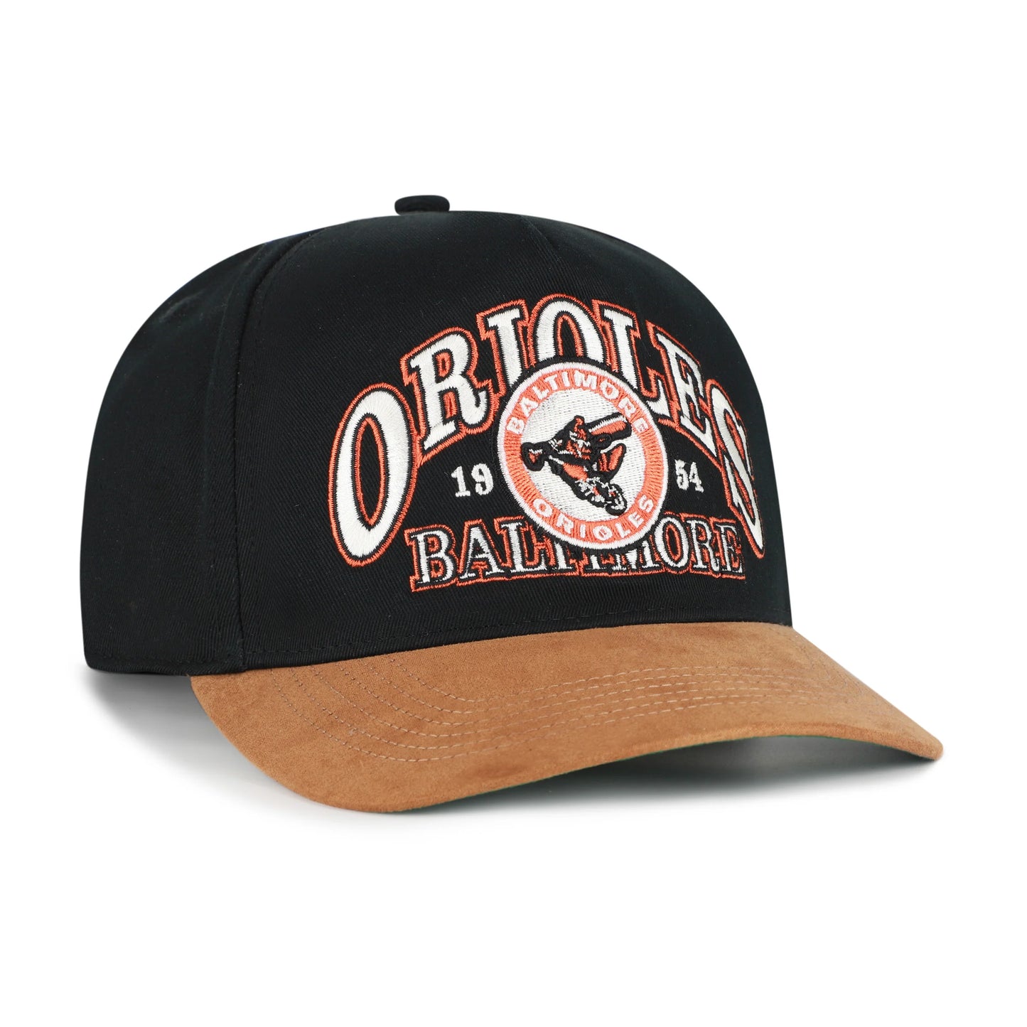 BALTIMORE ORIOLES COOPERSTOWN BREAK WOOD SUEDE '47 HITCH