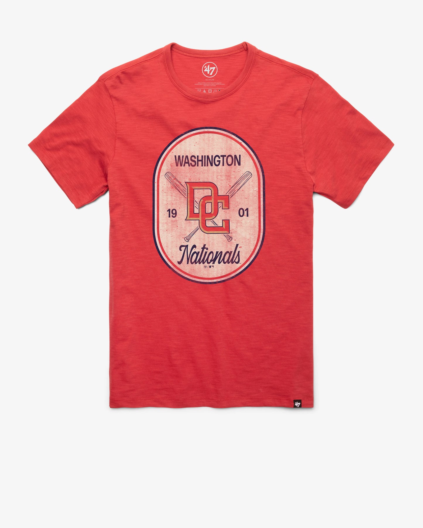 WASHINGTON NATIONALS COOPERSTOWN CROSS PATCH '47 SCRUM TEE