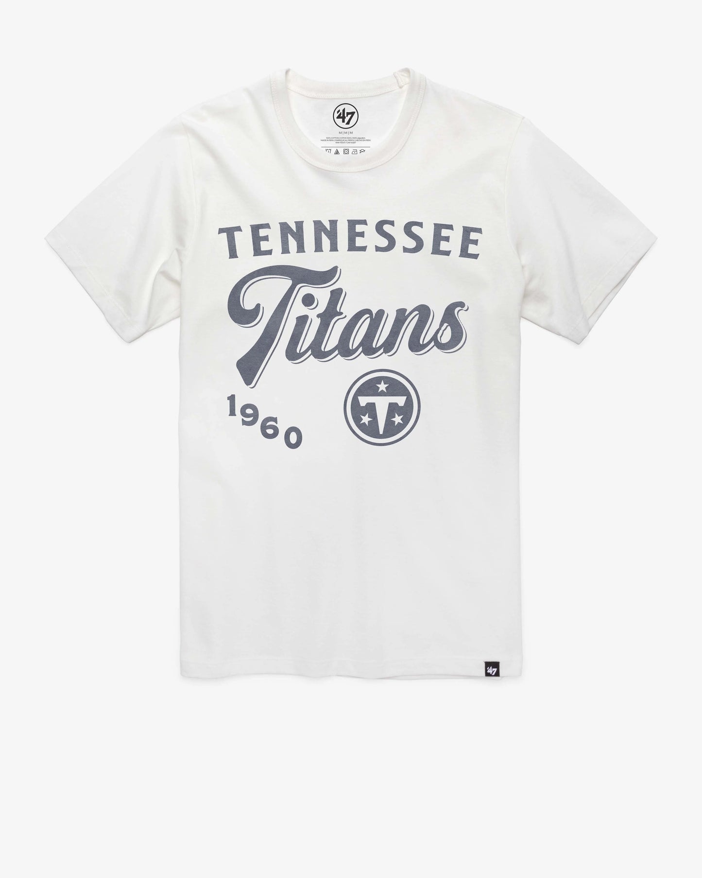 TENNESSEE TITANS DIAG SCRIPT '47 FRANKLIN TEE