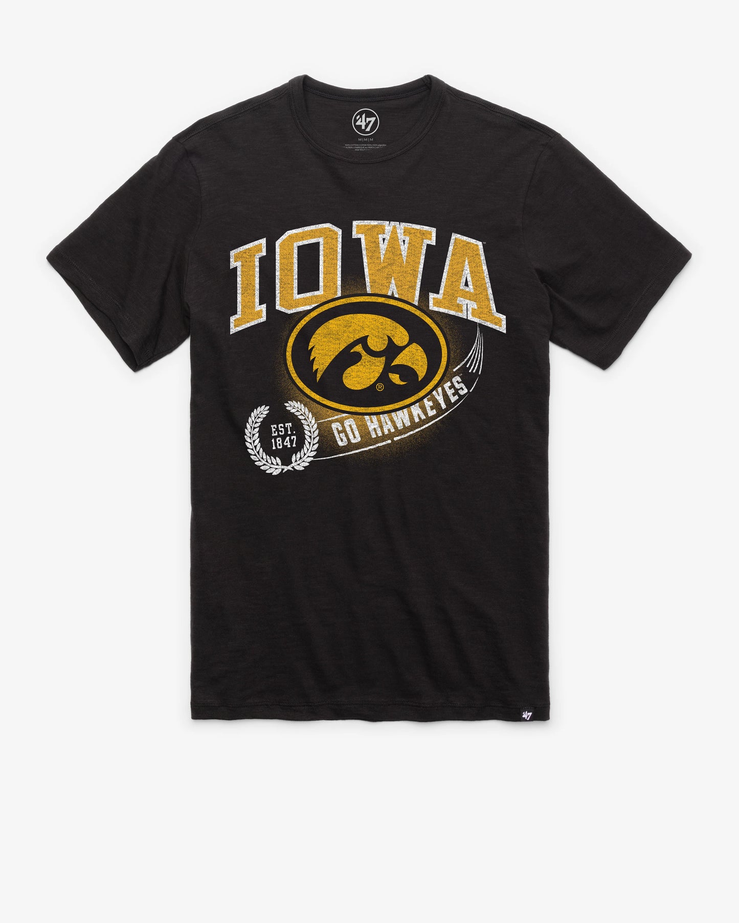IOWA HAWKEYES STREAK '47 SCRUM TEE