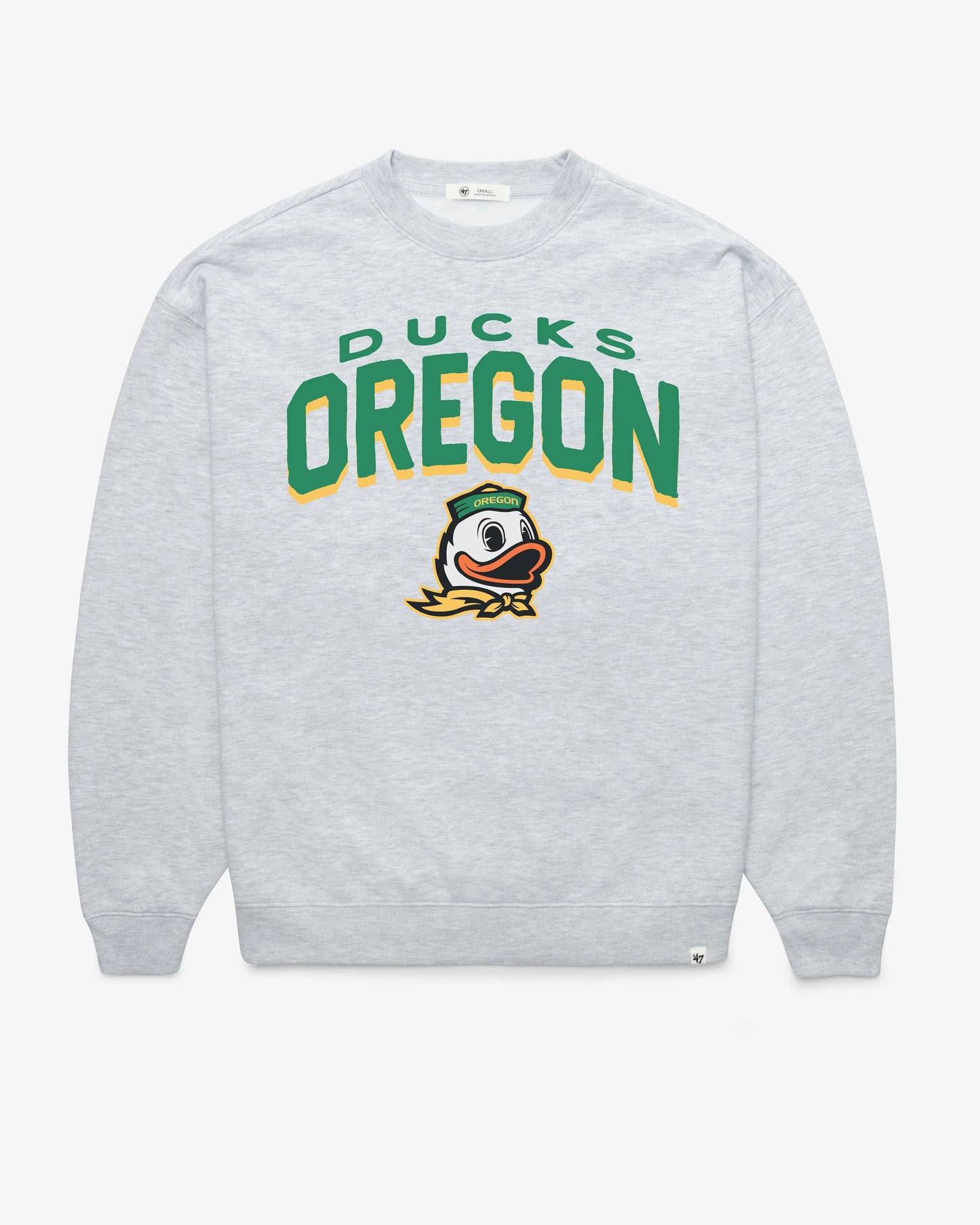 OREGON DUCKS CAMPUS ARCH CLOUD '47 OVERSIZED CREW WOMENS