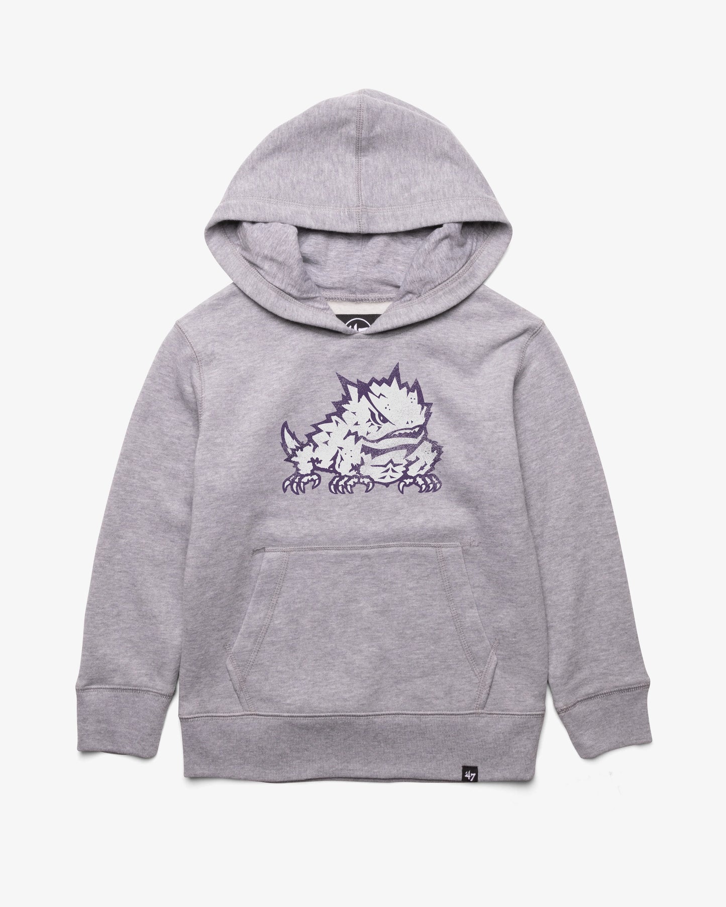 TEXAS CHRISTIAN HORNED FROGS DISTRESSED IMPRINT '47 KID'S HEADLINE HOOD