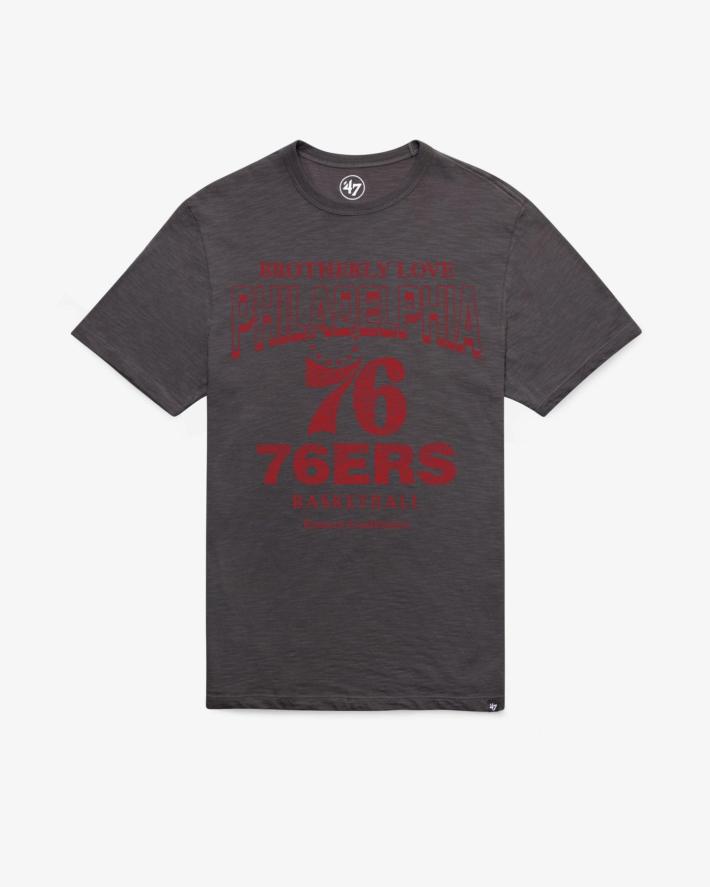 PHILADELPHIA 76ERS HEAD ON '47 SCRUM TEE