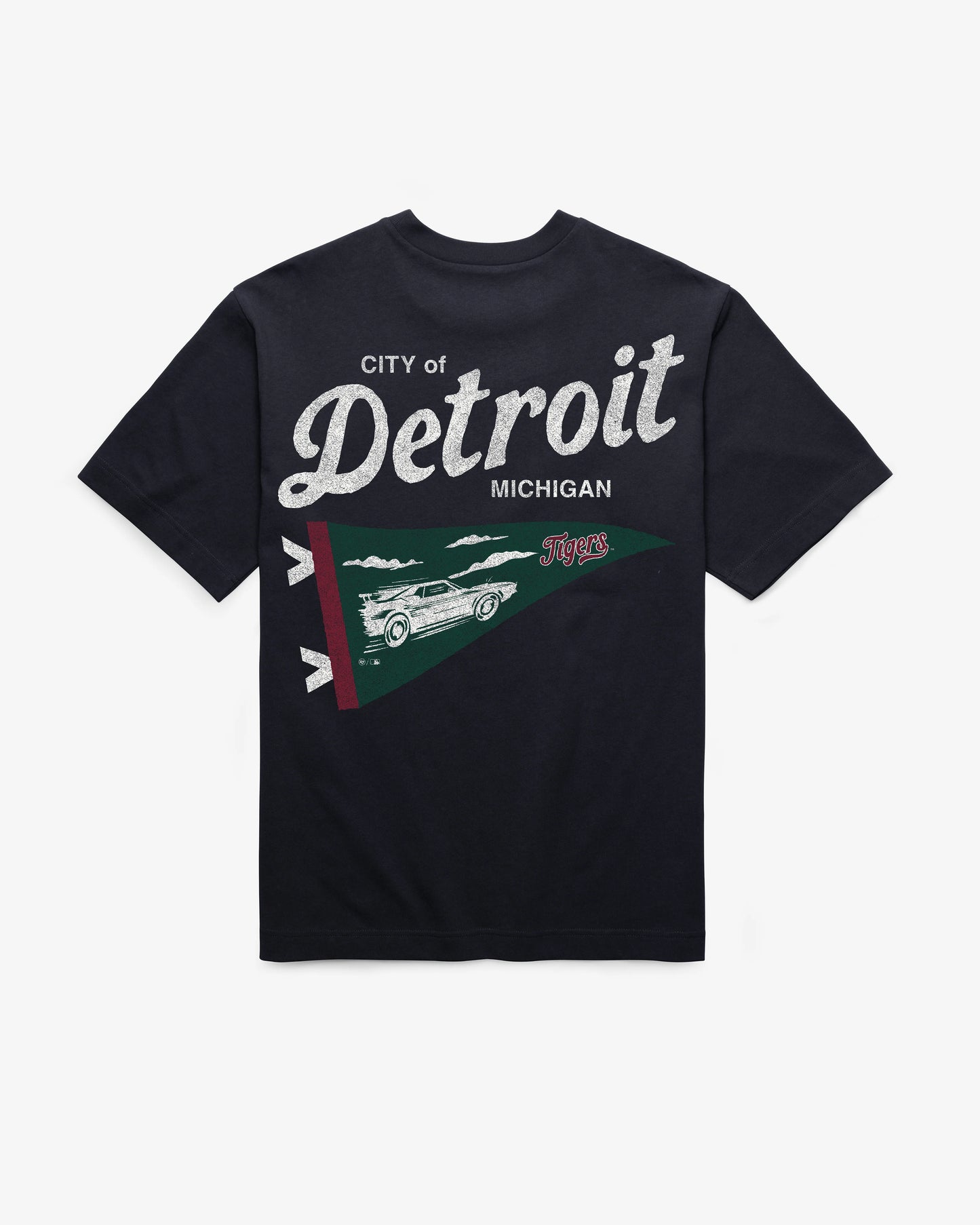 DETROIT TIGERS CIRCLE CITY BACKER '47 FOUNDATION TEE