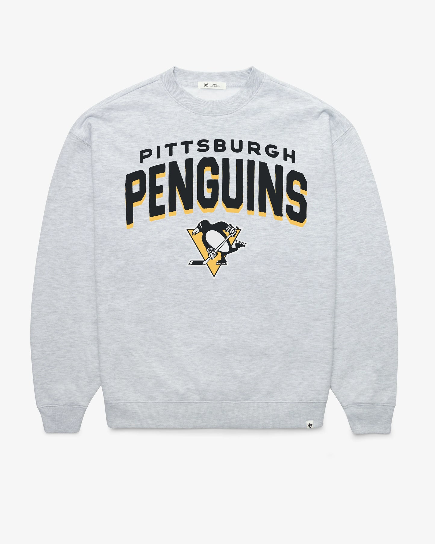 PITTSBURGH PENGUINS CAMPUS ARCH CLOUD '47 OVERSIZED CREW WOMENS