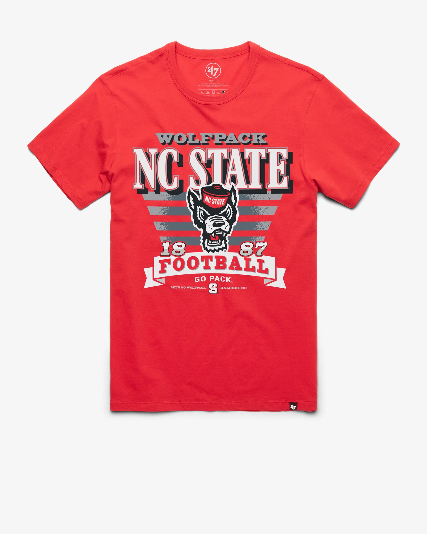 NORTH CAROLINA STATE WOLFPACK STRIPE SPLASH '47 FRANKLIN TEE
