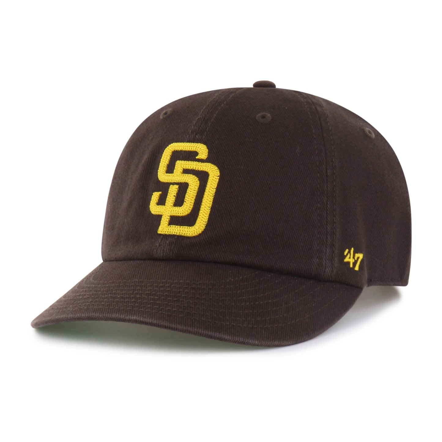 SAN DIEGO PADRES CHAIN SIDE STITCH '47 CLEAN UP ROUND VISOR