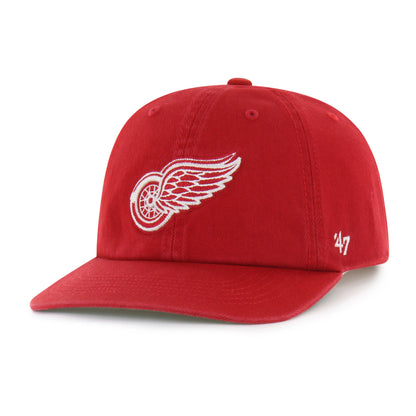 DETROIT RED WINGS CHAIN SIDE STITCH '47 CLEAN UP FLAT BRIM