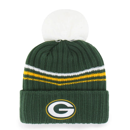 GREEN BAY PACKERS FUZZY SCRIPT '47 WOMEN'S CUFF KNIT