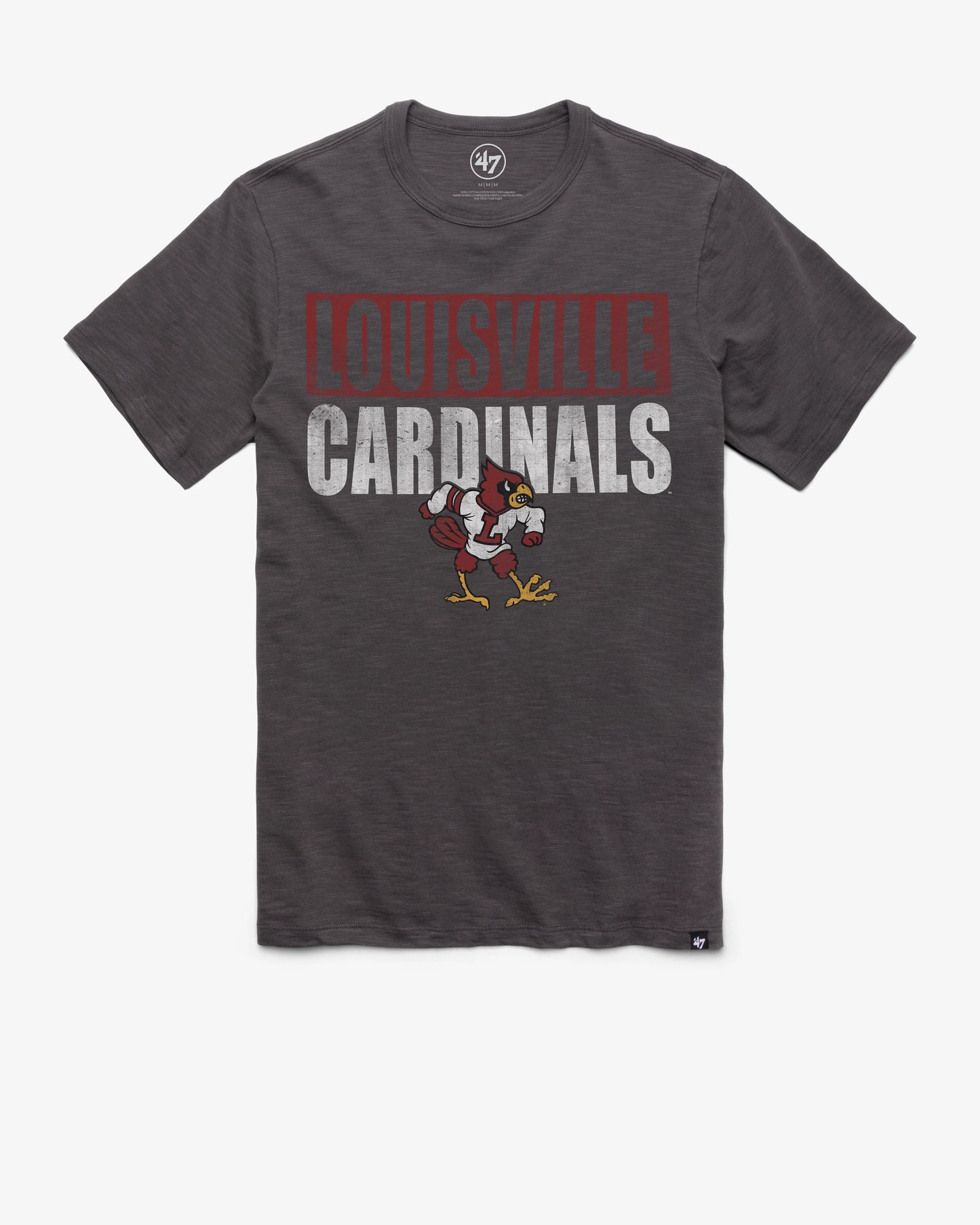 LOUISVILLE CARDINALS VINTAGE GRIT VINTAGE '47 SCRUM TEE