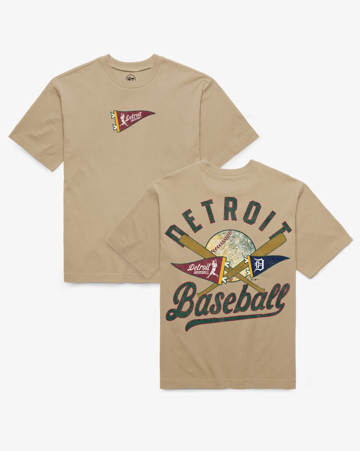 DETROIT TIGERS CITY BALL '47 FOUNDATION TEE