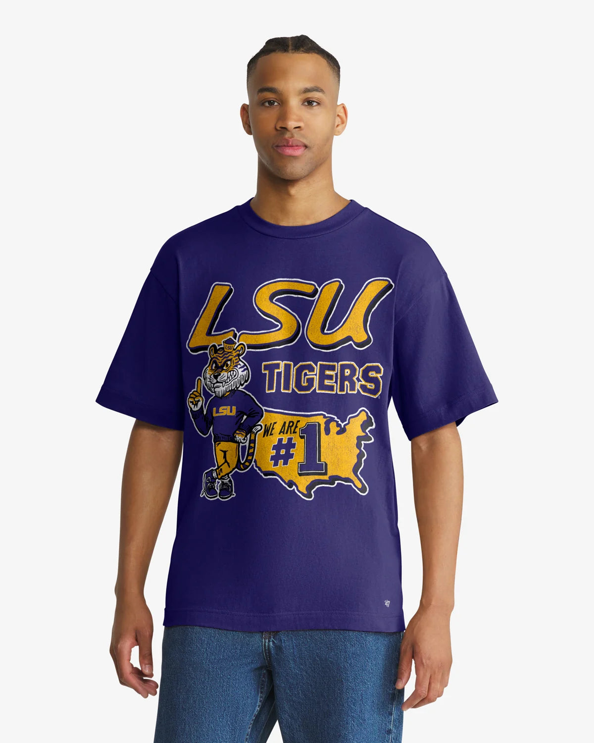 LOUISIANA STATE TIGERS LSU MASCOT MANIA '47 FOUNDATION TEE