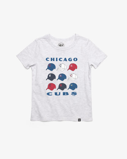 CHICAGO CUBS COOPERSTOWN CAP OFF '47 KID'S FRANKLIN TEE