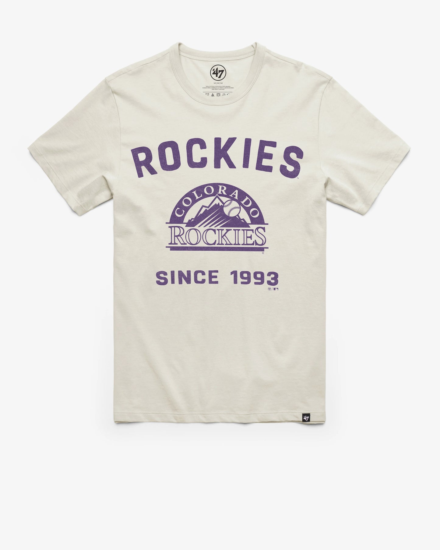 COLORADO ROCKIES COOPERSTOWN DUSTER '47 FRANKLIN TEE