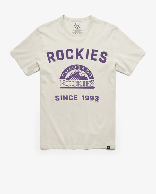 COLORADO ROCKIES COOPERSTOWN DUSTER '47 FRANKLIN TEE