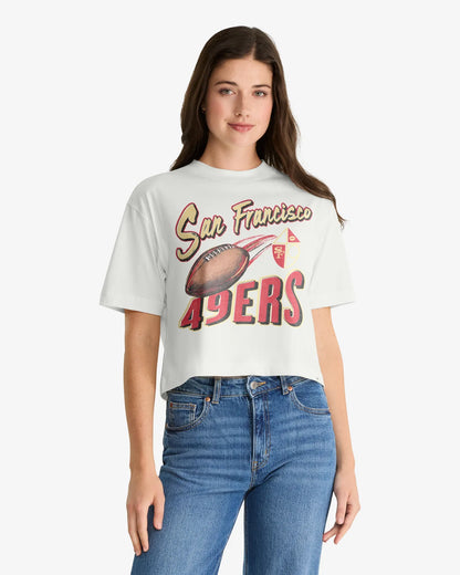 SAN FRANCISCO 49ERS HISTORIC DIME TIME '47 REED CITY TEE WOMENS