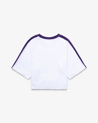 LOUISIANA STATE TIGERS LSU VINTAGE BIG OVERARCH '47 WOMEN'S DROP NEEDLE RAGLAN JERSEY