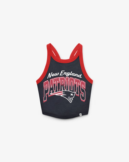 NEW ENGLAND PATRIOTS SHIMMER SHADOW '47 WOMEN'S SPORTY TANK