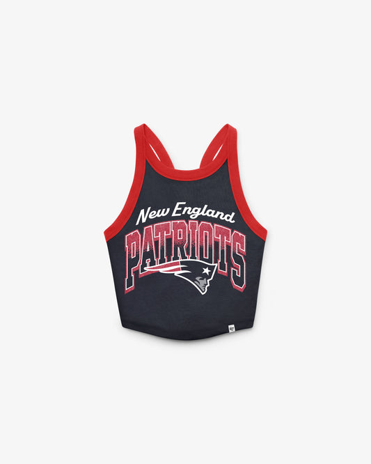 NEW ENGLAND PATRIOTS SHIMMER SHADOW '47 WOMEN'S SPORTY TANK
