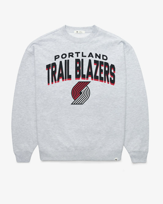 PORTLAND TRAILBLAZERS CAMPUS ARCH CLOUD '47 OVERSIZED CREW WOMENS