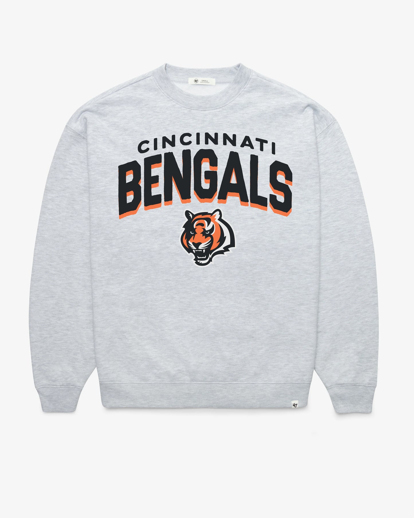 CINCINNATI BENGALS CAMPUS ARCH CLOUD '47 OVERSIZED CREW WOMENS