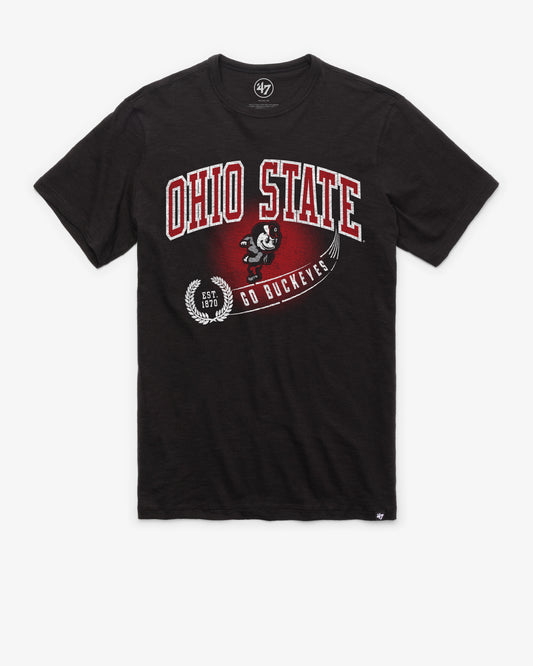 OHIO STATE BUCKEYES VINTAGE STREAK '47 SCRUM TEE