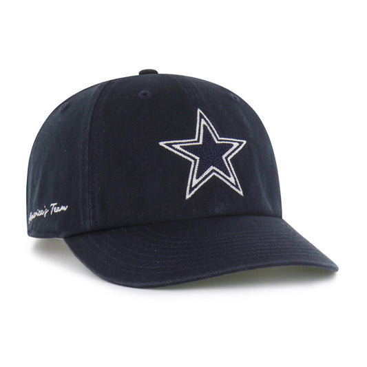 DALLAS COWBOYS CHAIN SIDE STITCH '47 CLEAN UP ROUND VISOR