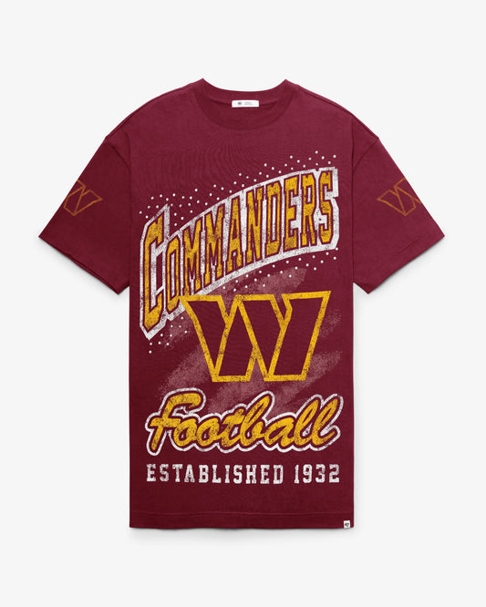 WASHINGTON COMMANDERS GEMSTONE SWASH '47 WOMEN'S  T-SHIRT DRESS