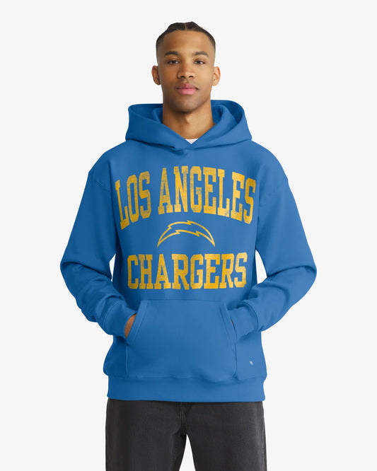 LOS ANGELES CHARGERS CAMPUS STACK ARCHED '47 FOUNDATION HOOD