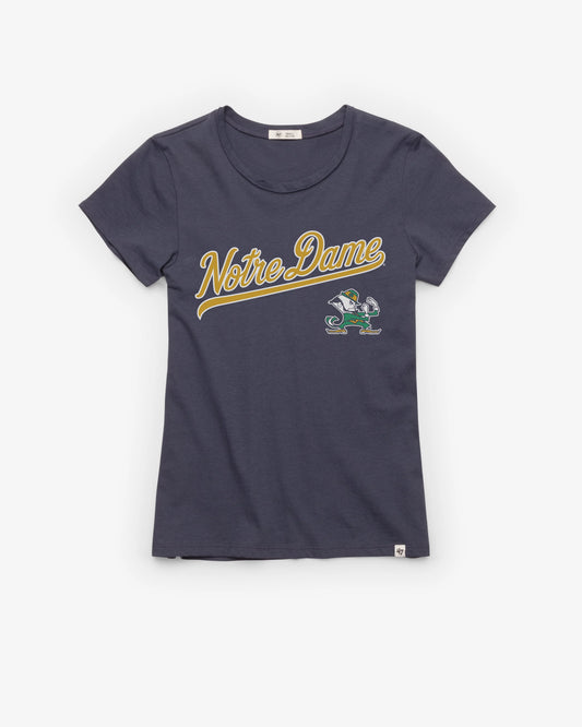 NOTRE DAME FIGHTIN IRISH TAIL SWEEP '47 FRANKIE TEE WOMENS