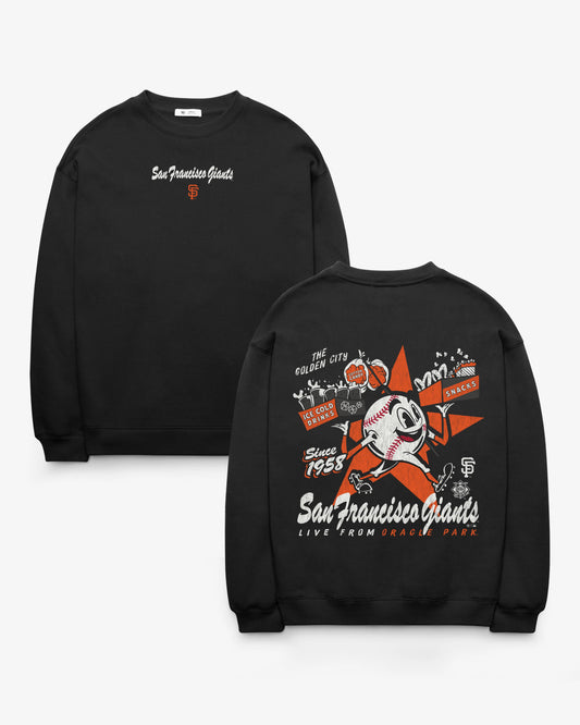 SAN FRANCISCO GIANTS FAN FUEL '47 OVERSIZED CREW WOMEN