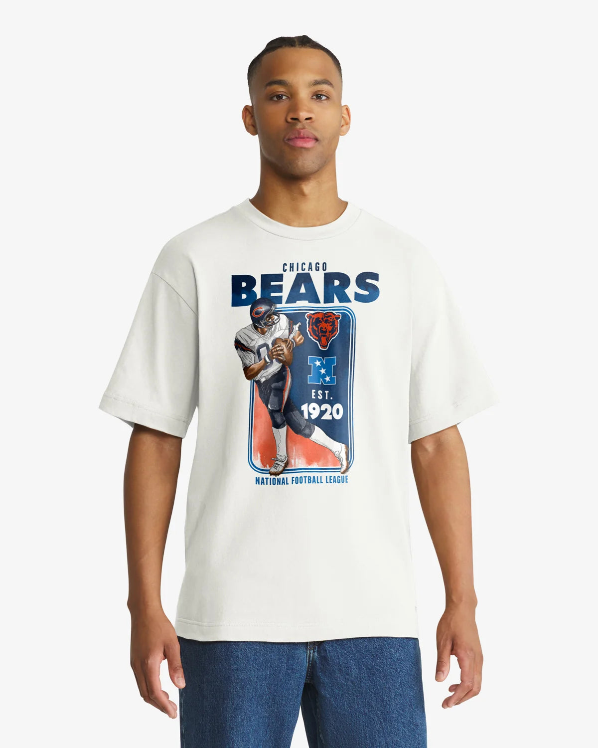 CHICAGO BEARS HISTORIC PLAYBRUSH '47 FOUNDATION TEE