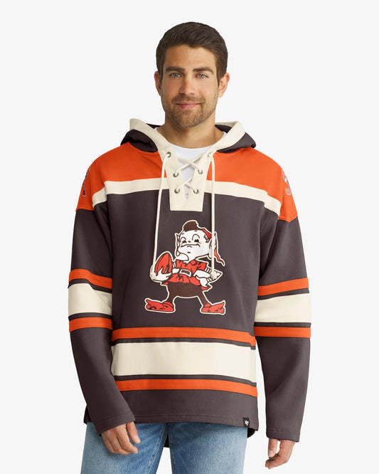 CLEVELAND BROWNS HISTORIC SUPERIOR '47 LACER HOOD