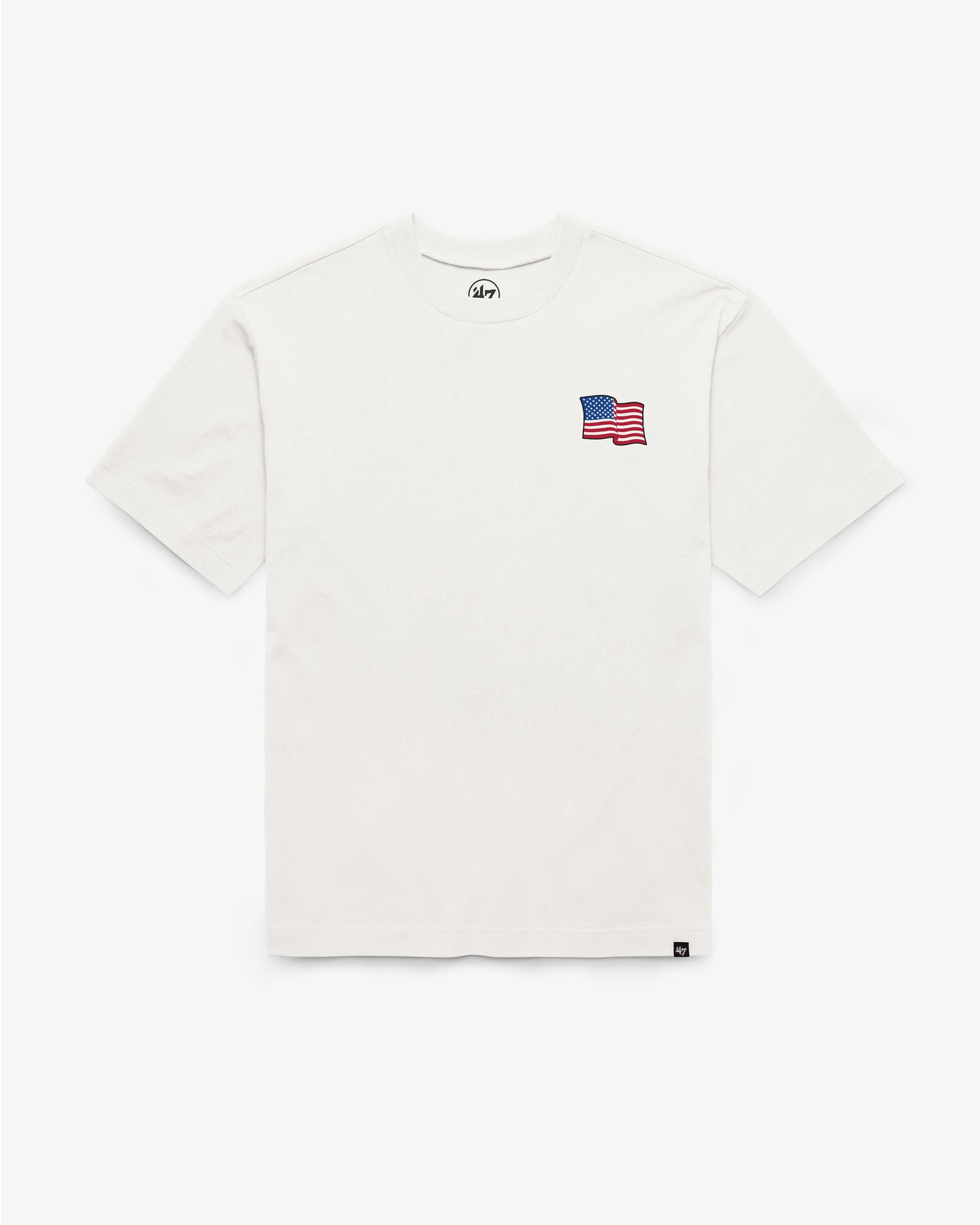 FLAG WAVING BACKER '47 FOUNDATION TEE