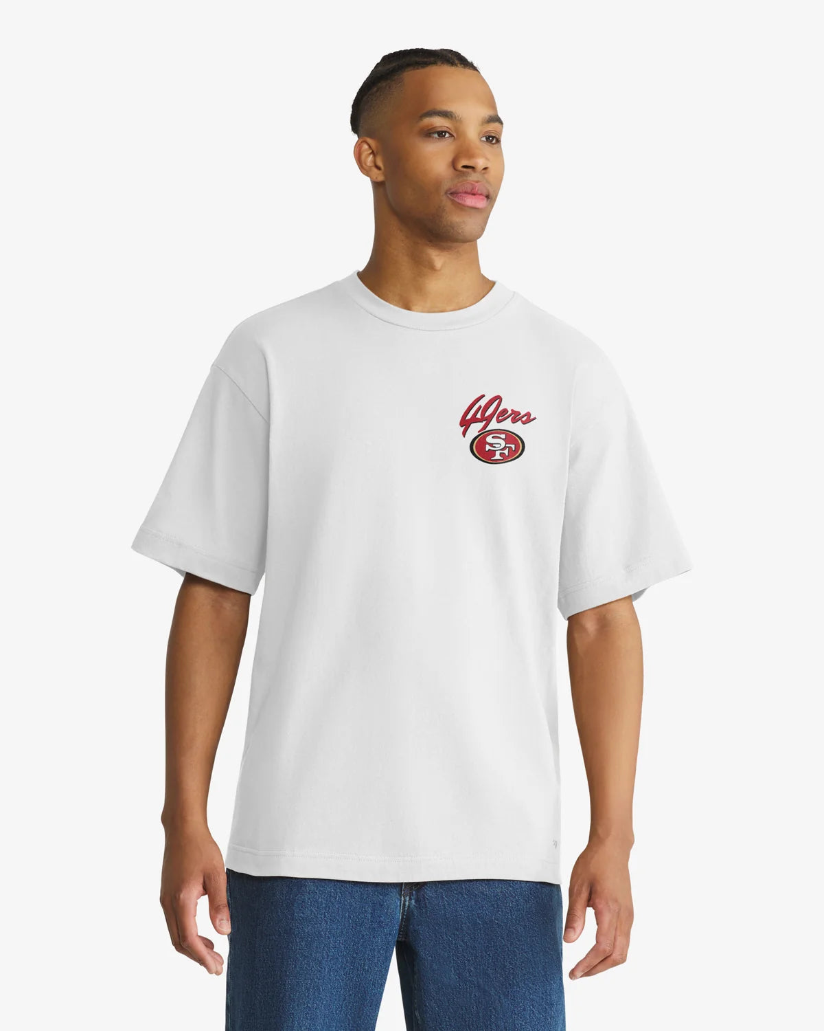 SAN FRANCISCO 49ERS BACKER SCRIPT ILLUSTRATED '47 FOUNDATION TEE