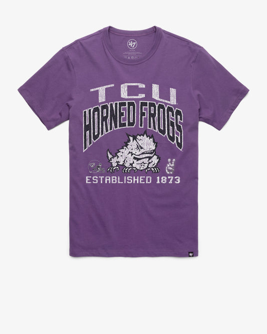 TEXAS CHRISTIAN HORNED FROGS TURNED UP '47 FRANKLIN TEE