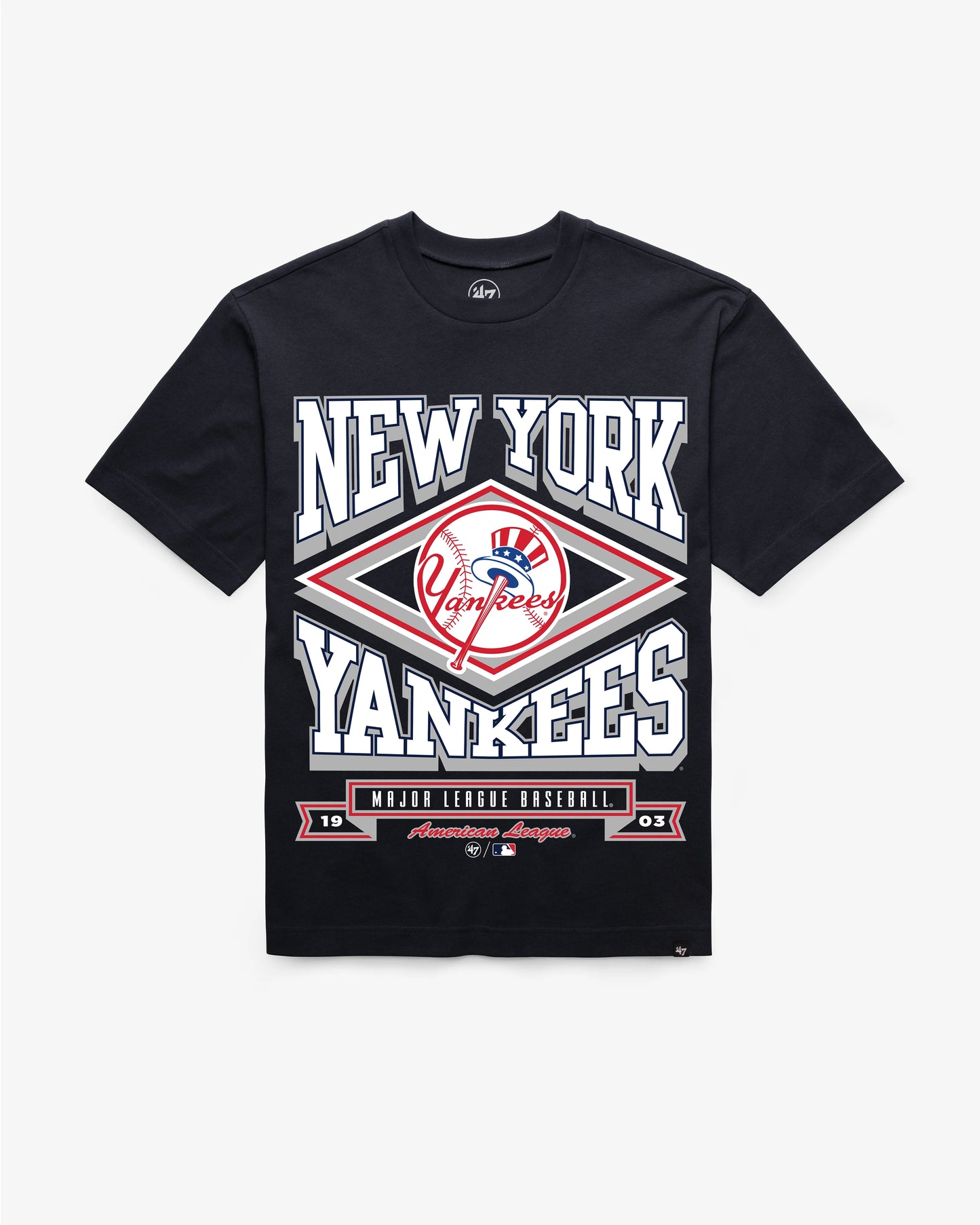 NEW YORK YANKEES HEATER '47 FOUNDATION TEE