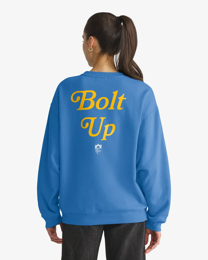 LOS ANGELES CHARGERS HISTORIC SHOUT IT OUT '47 OVERSIZED CREW WOMENS