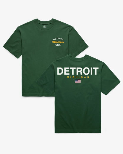 DETROIT CITY STACKED '47 FOUNDATION TEE