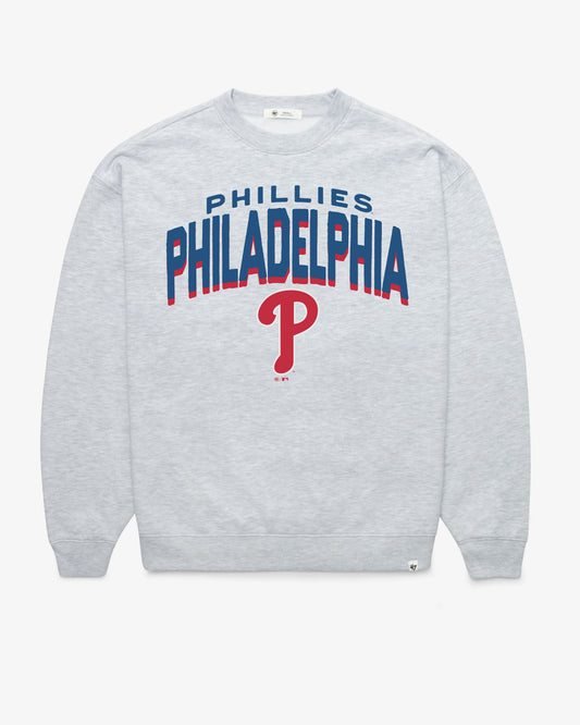 PHILADELPHIA PHILLIES CAMPUS ARCH CLOUD '47 OVERSIZED CREW WOMENS