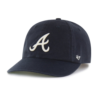 ATLANTA BRAVES CHAIN SIDE STITCH '47 CLEAN UP ROUND VISOR