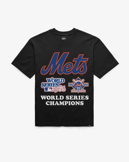 New York Mets Cooperstown World Series Encased '47 Foundation Tee